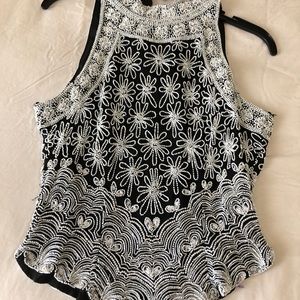 Pappel Boutique Top hand bead